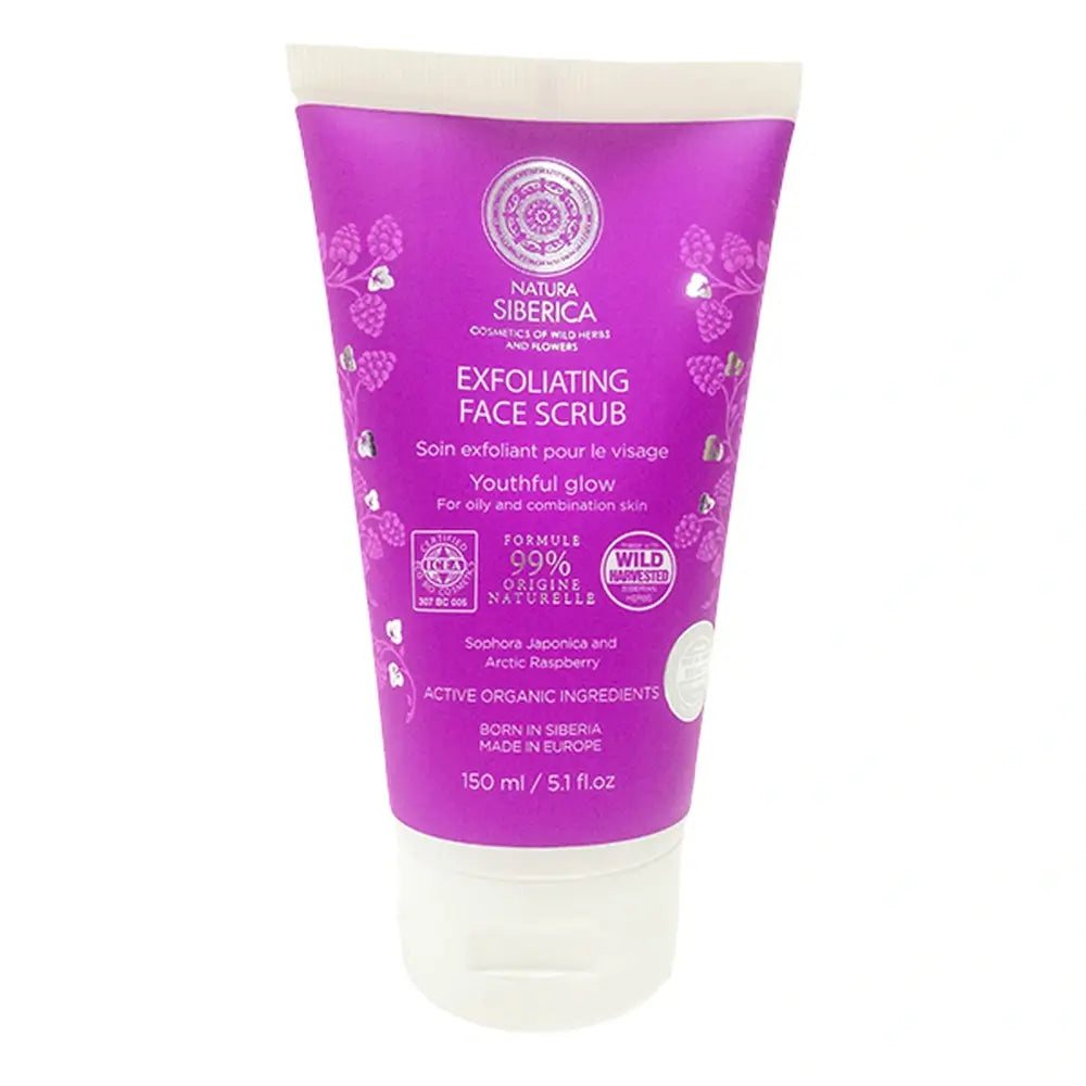 Natura Siberica Peeling-Peeling für fettige Haut oder Mischhaut, Junvenil Shine, 150 ml