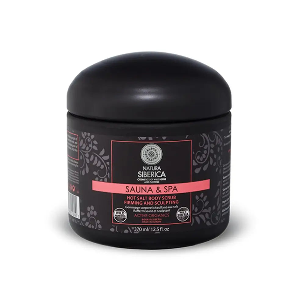 Natura Siberica Sauna&Spa Hot Body Peeling auf Basis von straffendem und formendem Salz. , 370 ml