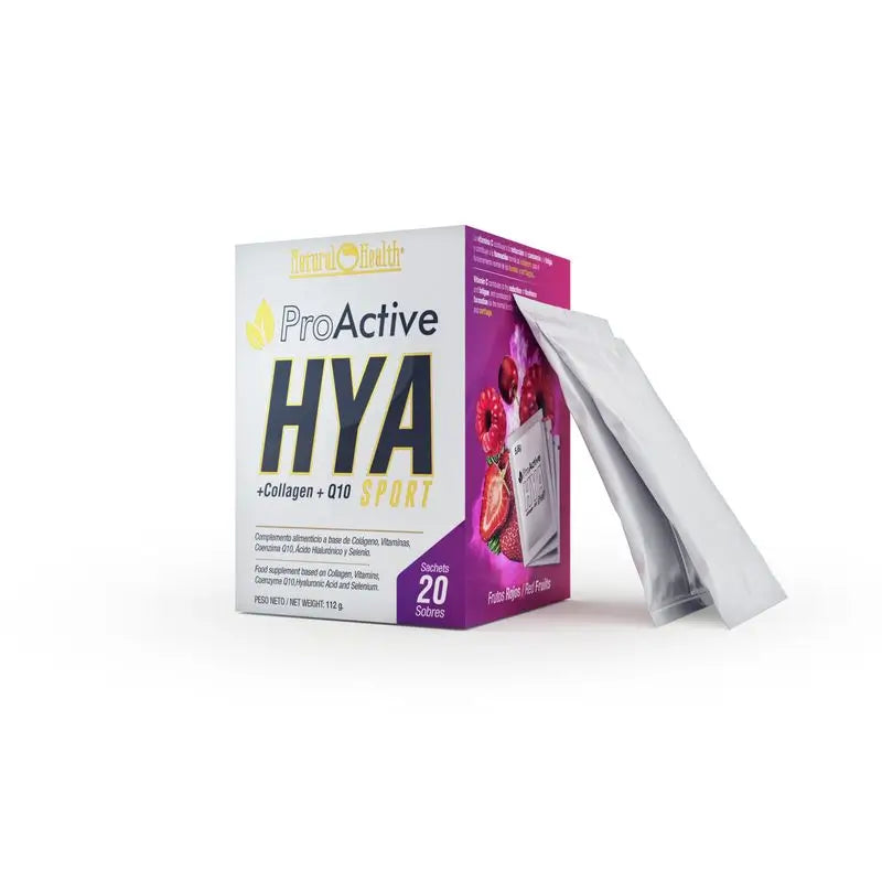Natural Health Hya Sport Pro Active Joint Protector Roter Fruchtgeschmack , 20 g