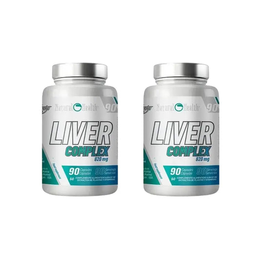Natural Health Liver Complex Leberschutzmittel, 2X90 Kapseln