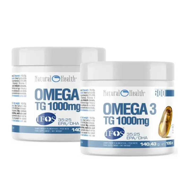 Natural Health Omega-3 35 DHA/25 EPA TG IFOS, 2 x 100 Kapseln