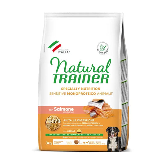 Natural Trainer Canine S/Gluten Adult Lachs 3Kg, Hundefutter