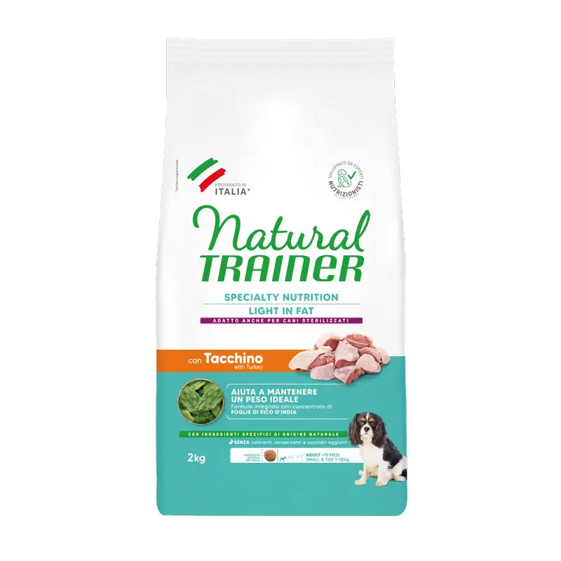 Natural Trainer Hundefutter für ausgewachsene Hunde der Rassen Small und Toy, mit Huhn, Superpremium, 2 kg