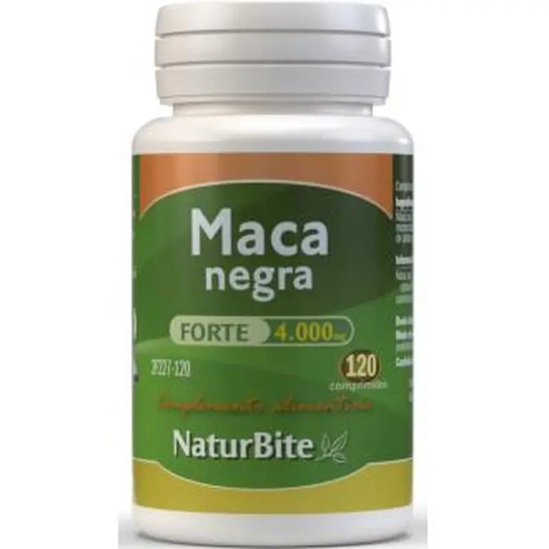 Naturbite Black Maca Forte 4000Mg. 120 Tablets