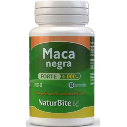 Naturbite Black Maca Forte 4000Mg. 60 Tablets