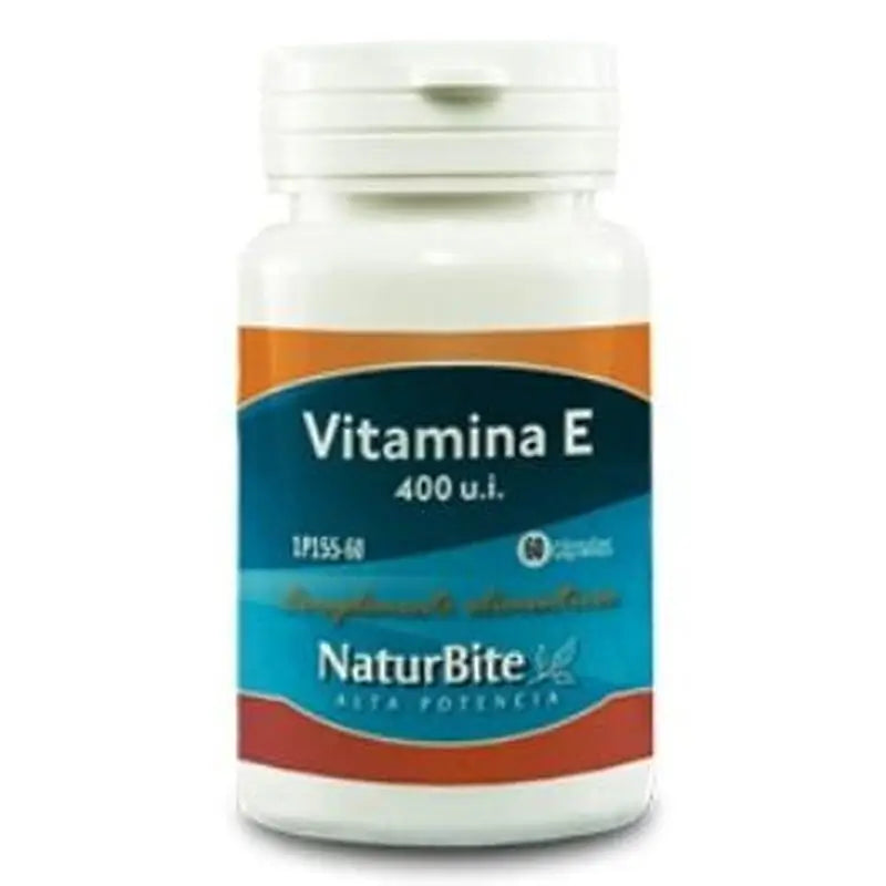 Naturbite Vitamin E 400Ui Natural 60 Capsules