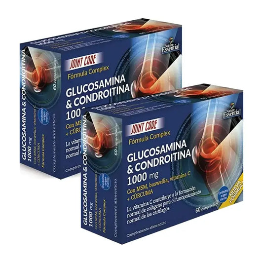 Natur Wesentliche Blister Glucosamin + Chondroitin + Msm, 2X60 Kapseln