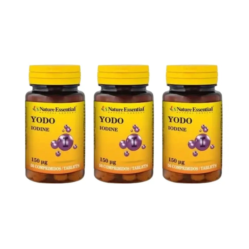 Natur Essential Jod Pack 3 x 50 Tabletten