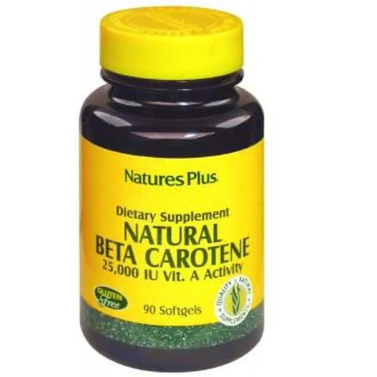 Natures Plus Natural Beta-Carotene, 90 Softgels