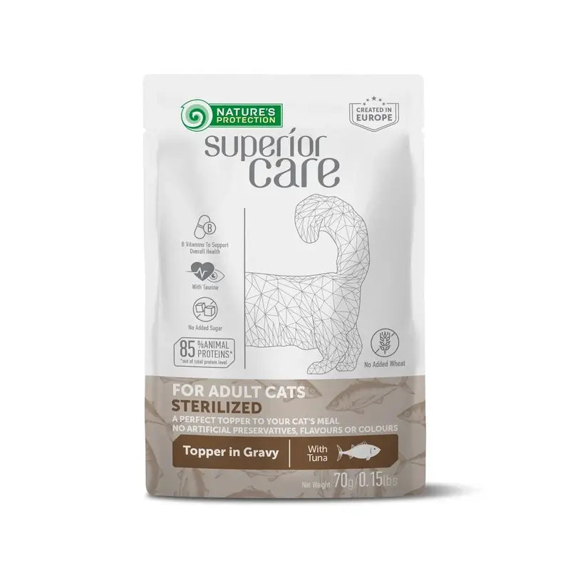 Naturen Schutz Detox Katze Steri. Erwachsene Alle Rassen Thunfisch 24X70Gr