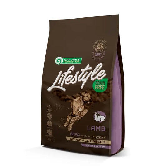 Natures Protection Lifestyle getreidefrei für erwachsene Hunde Lamm 1,5Kg