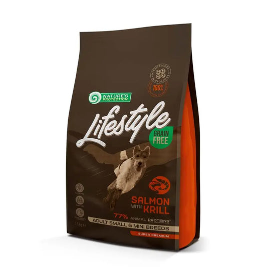 Natures Protection Lifestyle getreidefrei für erwachsene kleine Hunde Mini, 1,5Kg