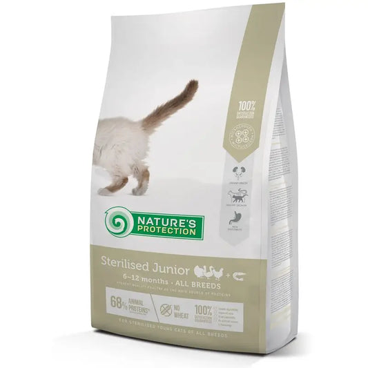 Naturen Schutz für Katzen Junior Sterilisiert, 2Kg