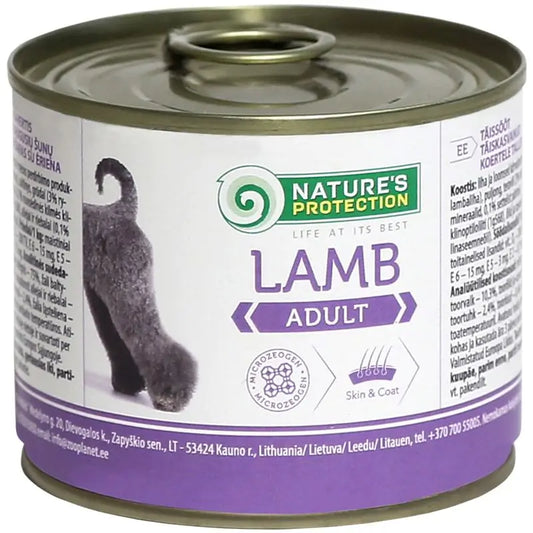 Natures Protection für Hunde Adult Lamm, 6X200G