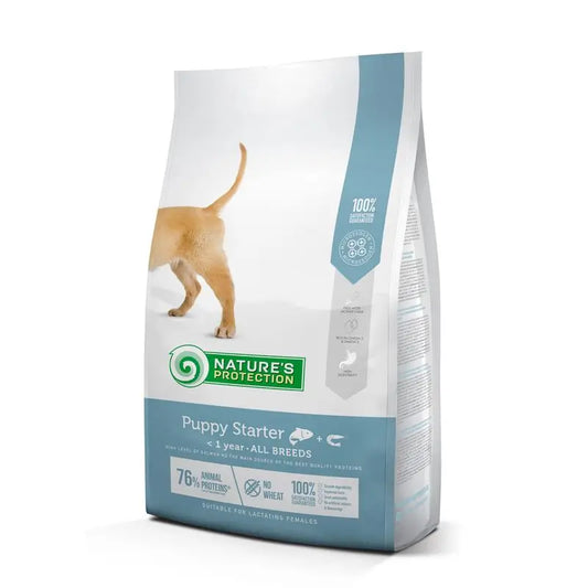 Natures Protection für Hunde Puppy Starter Lachs & Krill, 2Kg