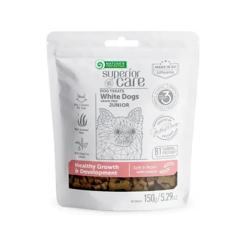 Natures Protection Sc White Dog Junior Wachstum Entwicklung Insekt 150 Gr
