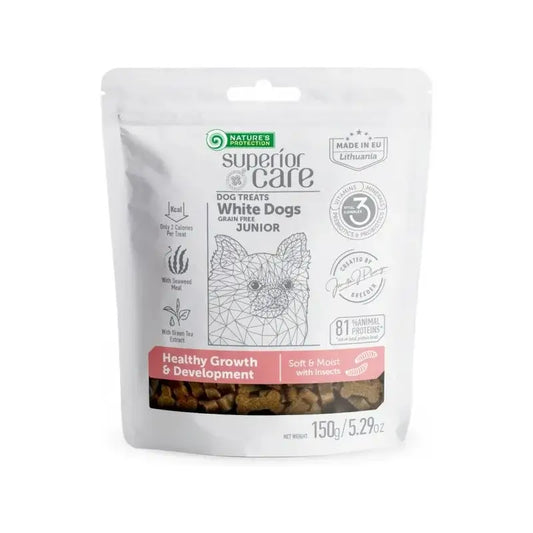 Natures Protection Sc White Dog Junior Wachstum Entwicklung Insekt 150 Gr
