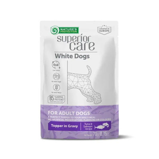 Natures Protection Sc White Dogs Adult All Breed Thunfisch & Salz. 24X70Gr