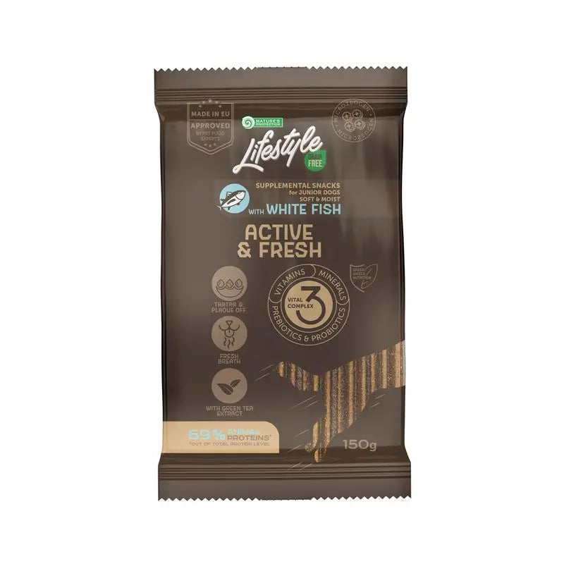 Natures Protection Snack Lifestyle Getreidefrei Aktiv & Frisch, 150Gr