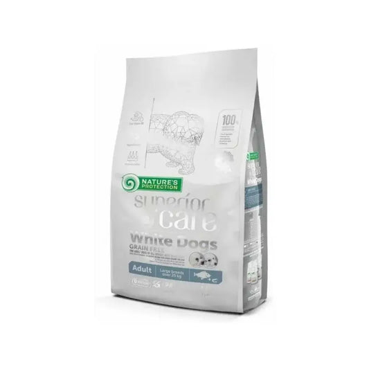 Natures Protection Sp White Dog Adult Große Rasse, 10 kg