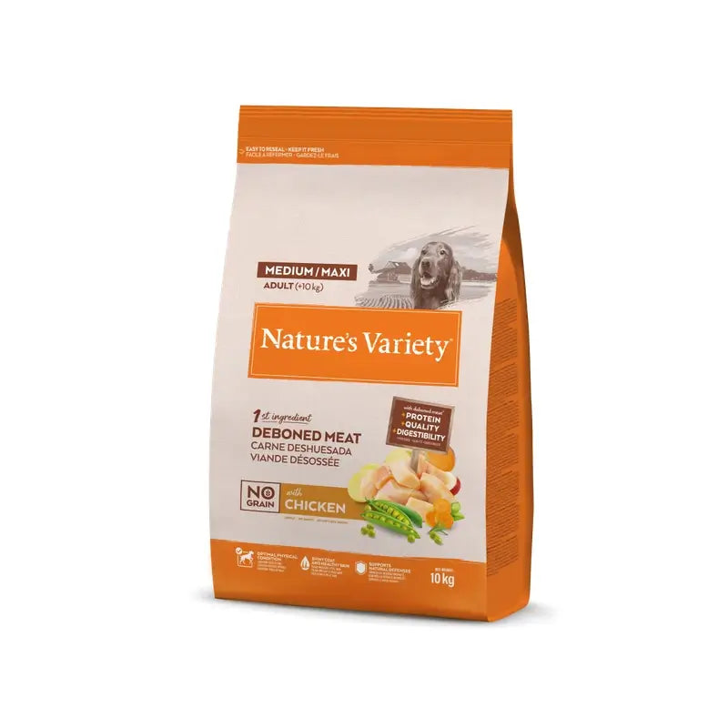 Nature'S Variety Canine Adult Selected Med/Max Huhn, 10 kg, Hundefutter