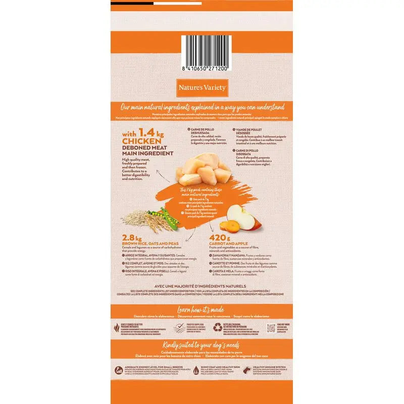 Nature'S Variety Canine Original Original Adult Mini Huhn, 7 kg, Hundefutter