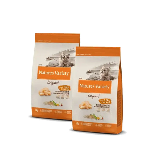Nature'S Variety Canine Original Adult Mini Huhn, 2er-Pack à 7 kg, Hundefutter