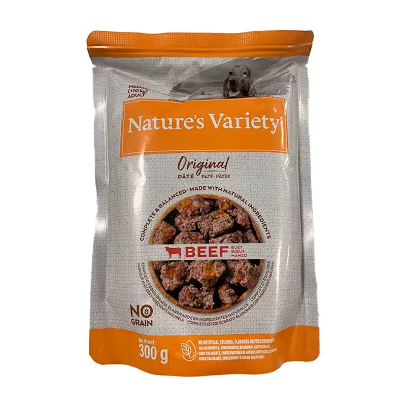 Nature'S Variety Canine Original Original Adult Pate Med Max Pack 4X300Gr, Nassfutter für Hunde