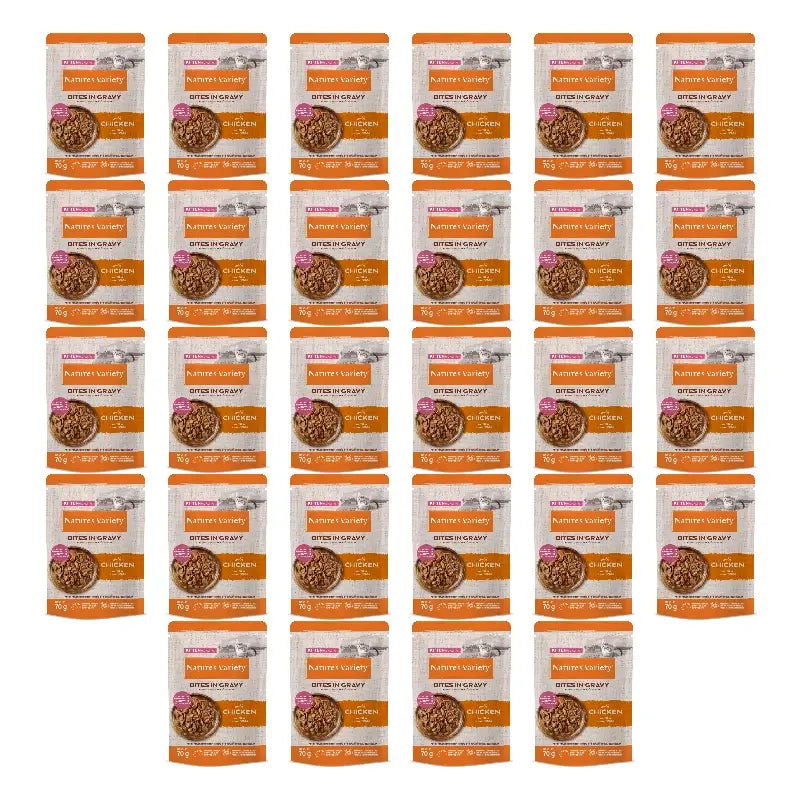Nature'S Variety Katzenfutter (Nassfutter), mit Huhn, Einzelportionen, 28 x 70 g