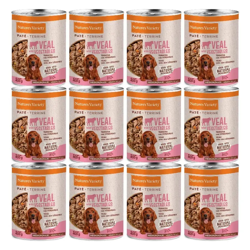 Nature'S Variety Nassfutter für Hunde, Medium, mit Geflügel, Einzelportionen, 12 x 400 g
