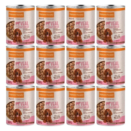 Nature'S Variety Nassfutter für Hunde, Medium, mit Geflügel, Einzelportionen, 12 x 400 g