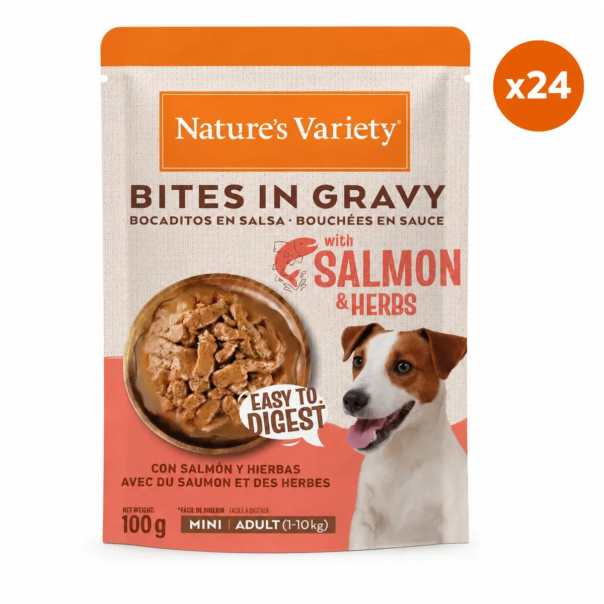 Nature'S Variety Nassfutter für Hunde, Mini, 24 x 100 g