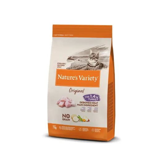 Nature'S Variety Feline Feline Adult Original Sterilised Turkey, 7 kg, Katzenfutter