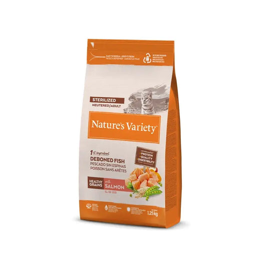 Nature'S Variety Feline Adult Original Sterilised Salmon 1,25Kg, Katzenfutter