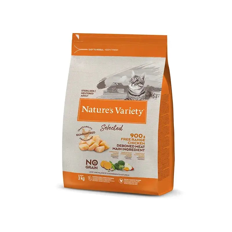 Nature'S Variety Feline Adult Selected Adult Sterilised Huhn 3kg, Katzenfutter
