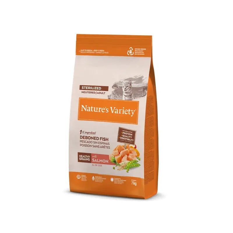 Nature'S Variety Original Feline Adult Sterilised Salmon, 7 kg, Katzenfutter