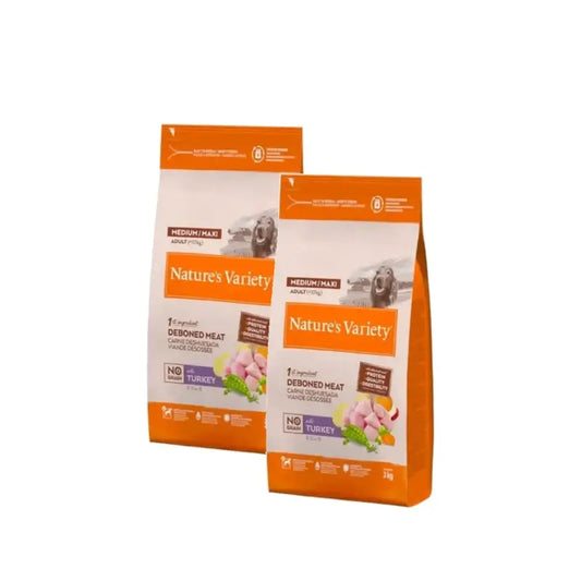 Nature's Variety Hundefutter Medium Turkey getreidefrei, 2er-Pack à 12 kg