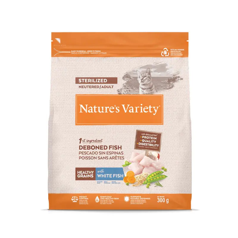 Nature'S Variety Katzenfutter mit Weißfisch, naturbelassen, 300 g