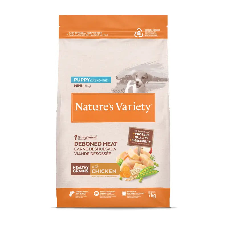 Nature'S Variety Hundefutter, Mini, mit Huhn, naturbelassen, 7 kg