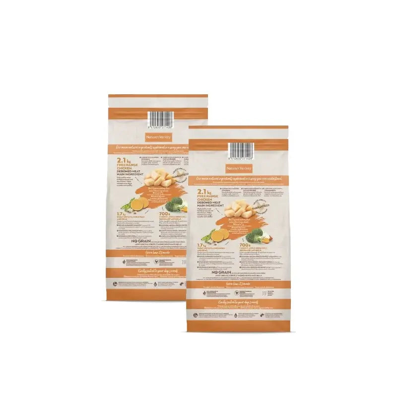 Nature's Variety Selected Adult Mini Freilandhuhn Hundefutter 7 kg, 2er-Pack
