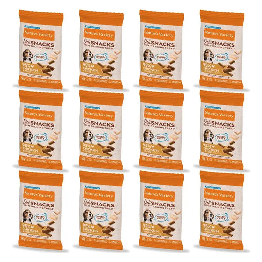 Nature'S Variety Welpen-Snack, mit Hähnchen, naturbelassen, 12 x 50 g