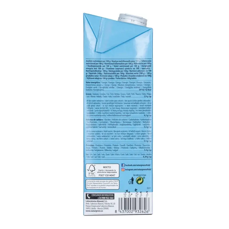 Naturgreen Soja Kalzium Bio 1L