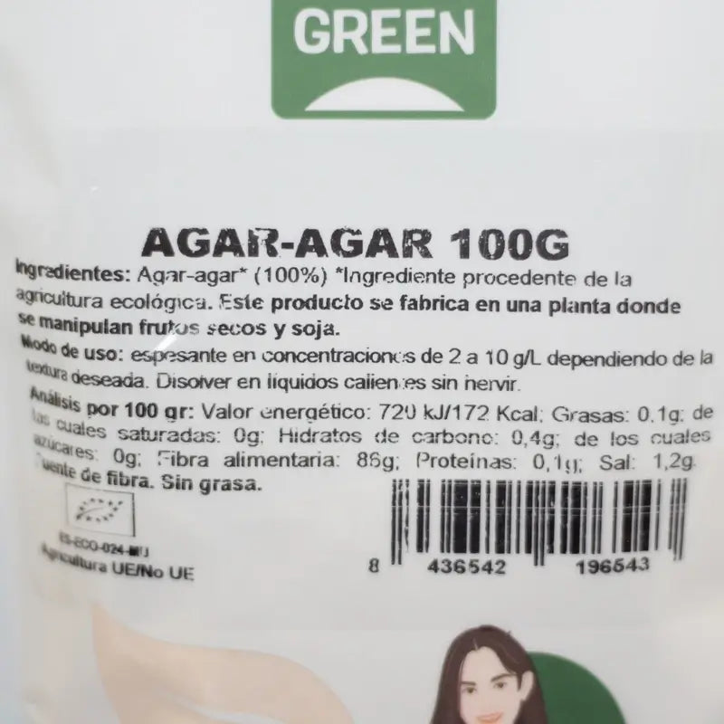 Naturgreen Agar-Agar, 100 g