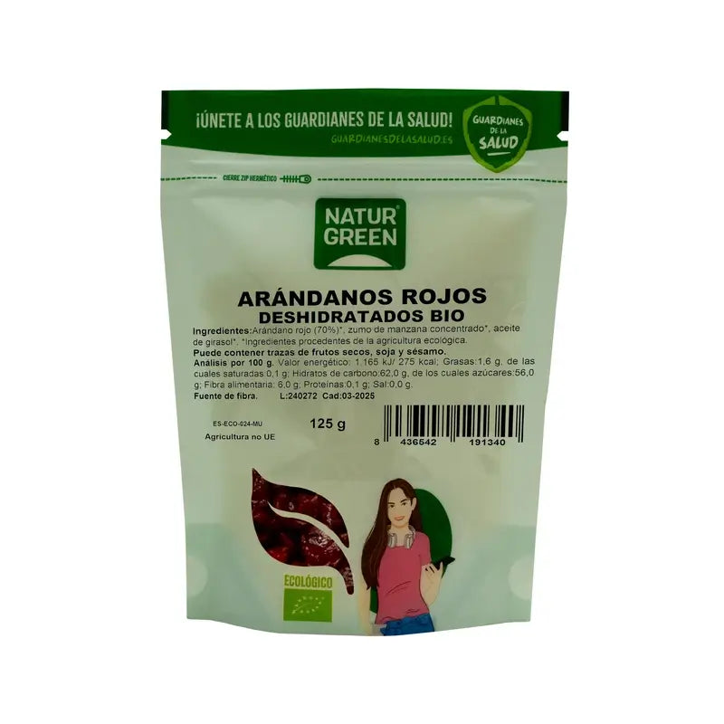 Naturgreen Bio Getrocknete Bio-Cranberries