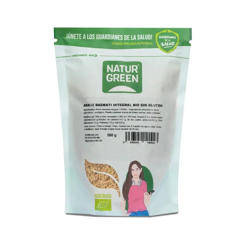 Naturgreen Bio Basmati-Reis braun, 500 g