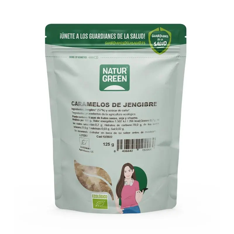 Naturgreen Ingwer-Bonbon, 125 G
