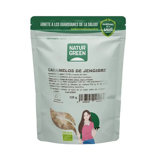 Naturgreen Ingwer-Bonbon, 125 G