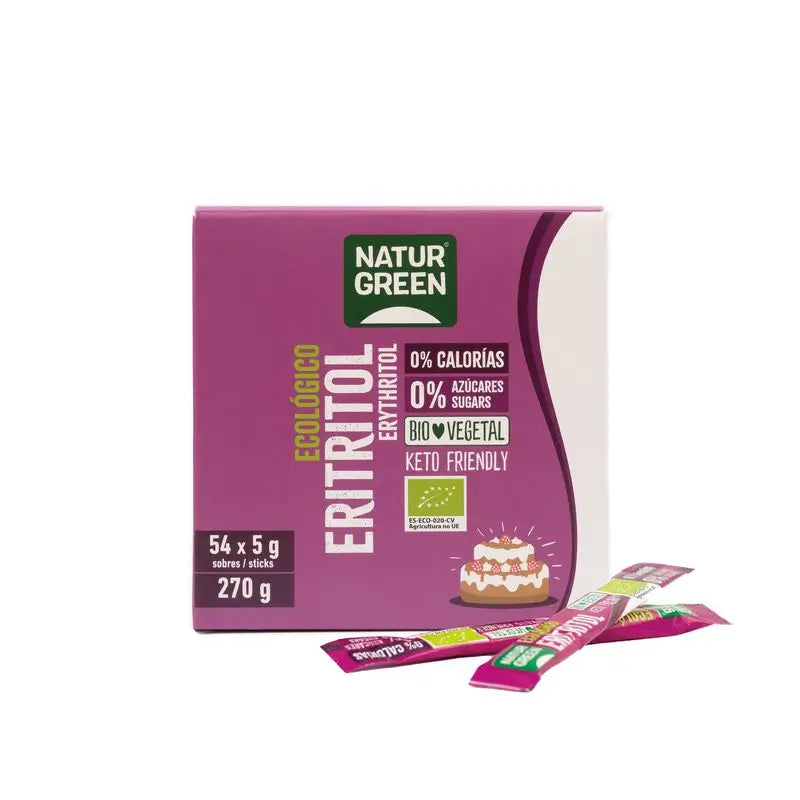 Naturgreen Erythrit-Sticks Bio, 54x5 g