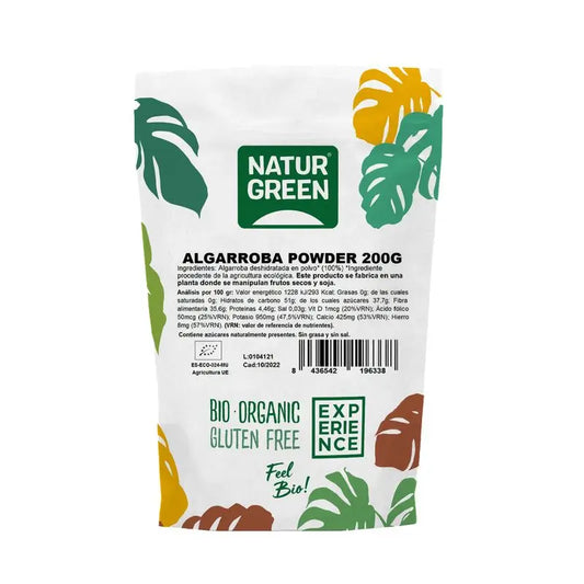 Naturgreen Erlebnis Johannisbrot Pulver Bio Glutenfrei, 200 g