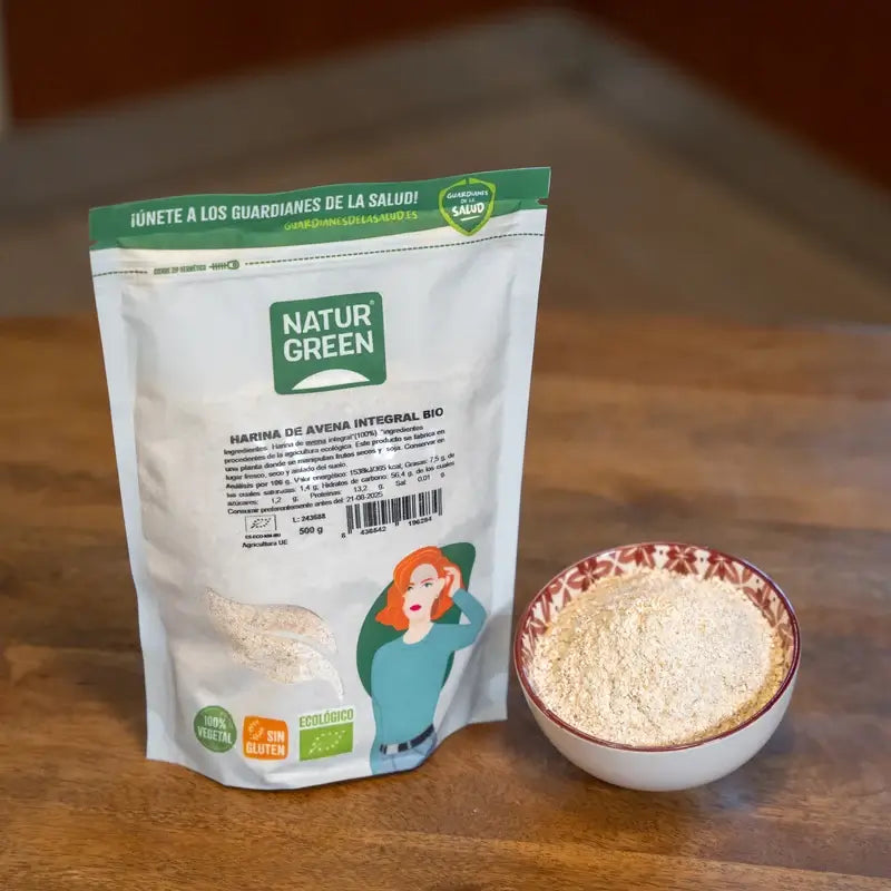 Naturgreen Vollkorn-Haferflocken Glutenfrei, 500 g